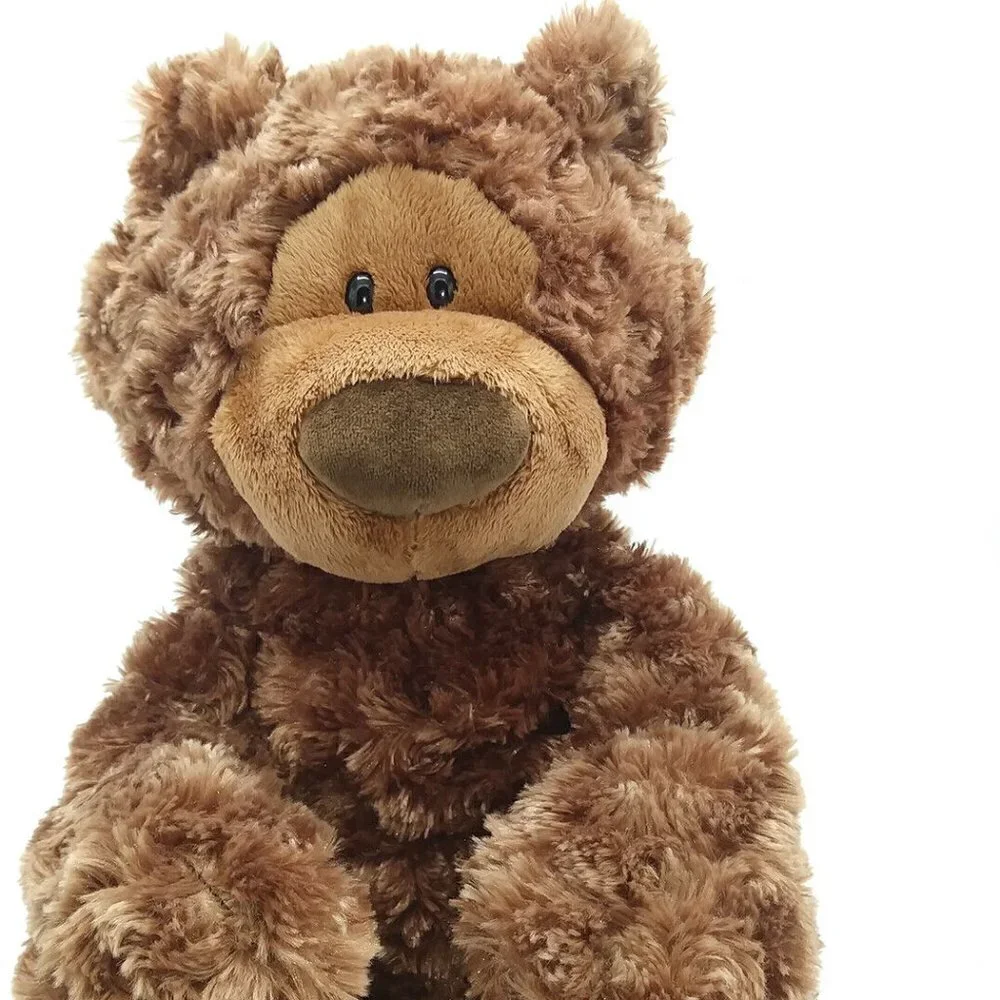 GUND Philbin Teddy Bear Chocolate Brown 18" Plush Stuffed Animal 320047 Paw Pads - Picture 14 of 15
